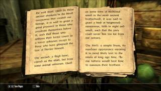 Lets Read The Totems of Hircine Lets Read The Books of Skyrim Book 67 [upl. by Ocimad]