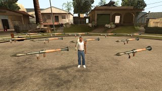 How To Get All Rocket Launcher Weapons In Gta San Andreas  All Locations [upl. by Ruthann297]