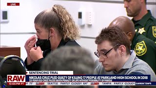 Parkland shooter Nikolas Cruzs lawyer cries during powerful victim impact statement  LiveNOW [upl. by Pangaro]