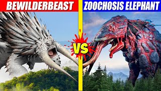 Bewilderbeast vs Giant Zoochosis Elephant  SPORE [upl. by Anirres]