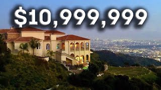 Inside a 10999999 Million Hollywood Hills Mansion with Breathtaking Views of Los Angeles [upl. by Jabin]