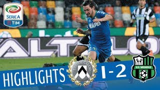 Udinese  Sassuolo 12  Highlights  Giornata 29  Serie A TIM 201718 [upl. by Seta]