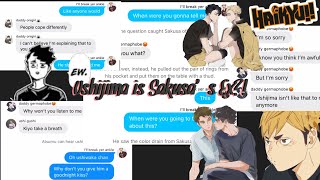 Haikyuu Sakuatsu Angst Ushijima is Sakusas EXBOYFRIEND Atsumu breaks up with Omi [upl. by Bate]