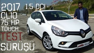 Renault Clio Test Sürüşü 2017 15 Dcı 75 hp Touch  Oto Bilgi [upl. by Norvil]