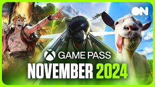 All The Great Games Are Coming To Xbox Game Pass in November 2024 [upl. by Tennes]