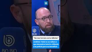 Análisis Tohá no se refiere a que Monsalve habría utilizado a la policía para su beneficio [upl. by Corydon]