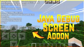 Updated Java Debug Addon in Minecraft PE 116  116201 Nether Update [upl. by Maryrose]