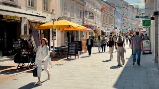 Walk in Historic Old Town of Sankt Pölten September 2022 Austria  4K HDR [upl. by Rawdin]