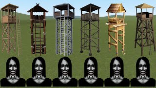 Kuchisake Onna Vs Towers Garrys Mod [upl. by Naek]