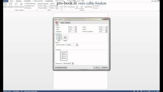 Boek opmaken in Word 1 Binnenwerk opmaken [upl. by Friedman127]