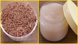 Mix flax seeds with rice to look 10 years younger than your age  Natural Botox [upl. by Giavani]