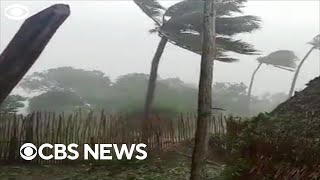 Tropical Cyclone Batsirai makes landfall [upl. by Yerga]