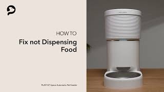 Fix not Dispensing Food  PETLIBRO Space Automatic Pet Feeder [upl. by Ahsieka794]