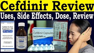 Cefdinir 300 mg Hindi  Biodinir capsules ip 300mg  Cefdinir oral Syrup  Uses Side Effects dose [upl. by Lorri]