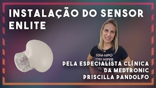 Instalação do Sensor Enlite  Biabética 24 [upl. by Esile]