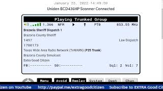 Brazoria County Texas Scanner [upl. by Areit]