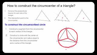 Constructing an Circumscribed Circle of a Triangle [upl. by Nauh]