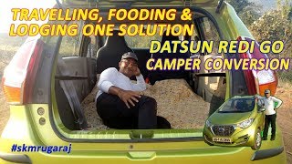 Datsun Redi go Camper Conversion Small car camper conversion [upl. by Anim]