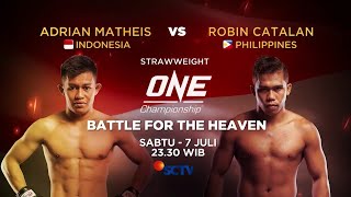 One FC  Adrian mattheis Indonesia vs lan ming qiang China Full fight [upl. by Lhok]