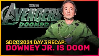 Robert Downey Jr is DOCTOR DOOMl MARVEL SDCC 2024 RECAP [upl. by Eiboj]