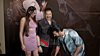 Sharad Malhotra Touching the Feet of Kumar Sanu in Front of Media [upl. by Nahpets]