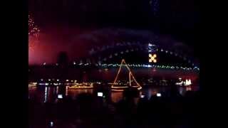 2009 New Year Fireworks Sydney Australia Part 1 of 2 [upl. by Shutz925]