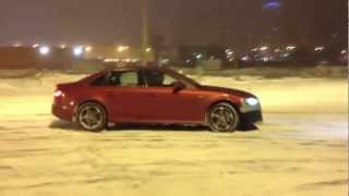 Audi A4 B8 FL 20 TFSI STronic Quattro quotПарковка Parking Пятакиquot Drift Video [upl. by Ellerol524]