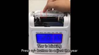 NZN 3055 amp 3066  How to Adjust the Date and Time [upl. by Neelac]