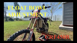 2007 CRF450R Carburetor Adjustment  Trail Ready [upl. by Berty]