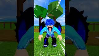 BLOX FRUITS BUT IF I TOUCH THE GRASS ILL BE BANNED ⛏ shorts [upl. by Ruhtra]