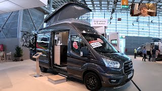 Bürstner Lineo C 590 Active Ford Transit RV Camper Van Burstner by Hymer walkaround  interior V1750 [upl. by Euqirat]