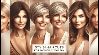 Top 5 Most Stylish Haircuts for Women Over 50 That Make You Look Younger [upl. by Kalmick]