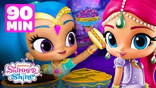 Shimmer and Shine Get the Food Party Started 🍭 w Leah  90 Minute Compilation  Shimmer and Shine [upl. by Fernandez334]