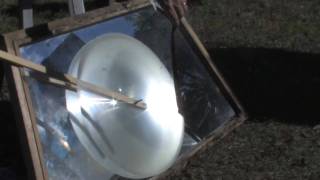 FRESNEL LENS AND A MIRROR Fresnel Lens Solar Reflection [upl. by Telracs]