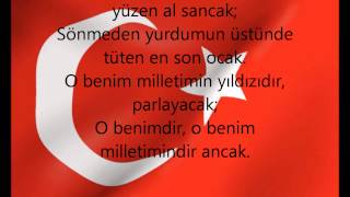 istiklal marşı sozleriturkish anthem lyrics HD [upl. by Bethany]