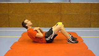 Sit ups met isometrische adductie [upl. by Hulton]