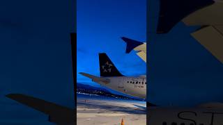 Deplaning in Tromsø Norway airplanes aviation commercialaircraft travel viralvideo scandinavia [upl. by Chow]