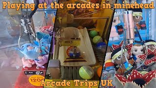 Playing at minehead arcades  Arcade trips uk [upl. by Collyer]