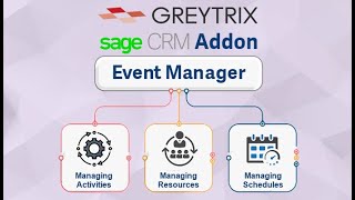 Sage CRM Addon Event Manager [upl. by Nnek]