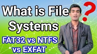 What is File System FAT32 vs NTFS vs EXFAT Explained in hindi [upl. by Durwood]