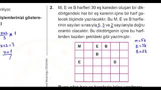 Ülke Geneli 9 Sınıf Matematik 2 Dönem 1 Yazılı Çözümleri [upl. by Peers]