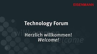 Eisenmann  Technology Forum 2015 [upl. by Atileda]