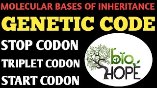 GENETIC CODE FOR CLASS 12TH BIOLOGY AND NEET EXAM STUDENTS BY SHAREEF SIR [upl. by Oralla]