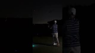 Playing night golf at TPC during after hours TPCSanAntonio ￼￼ [upl. by Inaffets]