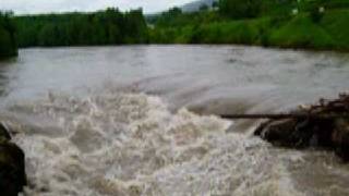 Bulkley River at MorricetownSmithers flood June 2007 [upl. by Trilbie89]