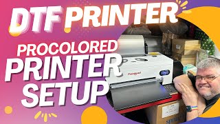 Setting Up My ProColored L1800 DTF Printer [upl. by Ronalda]