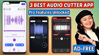 3 Best Audio Cutter App For Android in 2024  Mp3 Cutter For Android [upl. by Anehta578]