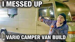 DONT MAKE THIS MISTAKE Installing Camper Van Windows Mercedes Vario Camper van Conversion Build [upl. by Ashien796]