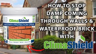 How To Stop Damp Coming Through Walls amp Waterproof Bricks with Masonry Cream [upl. by Etoile]