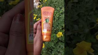 Worst Sunscreen Ever 😑 LOTUS SUNSCREEN review Honest Review sraboni chakraborty shorts skincare [upl. by Ploch]